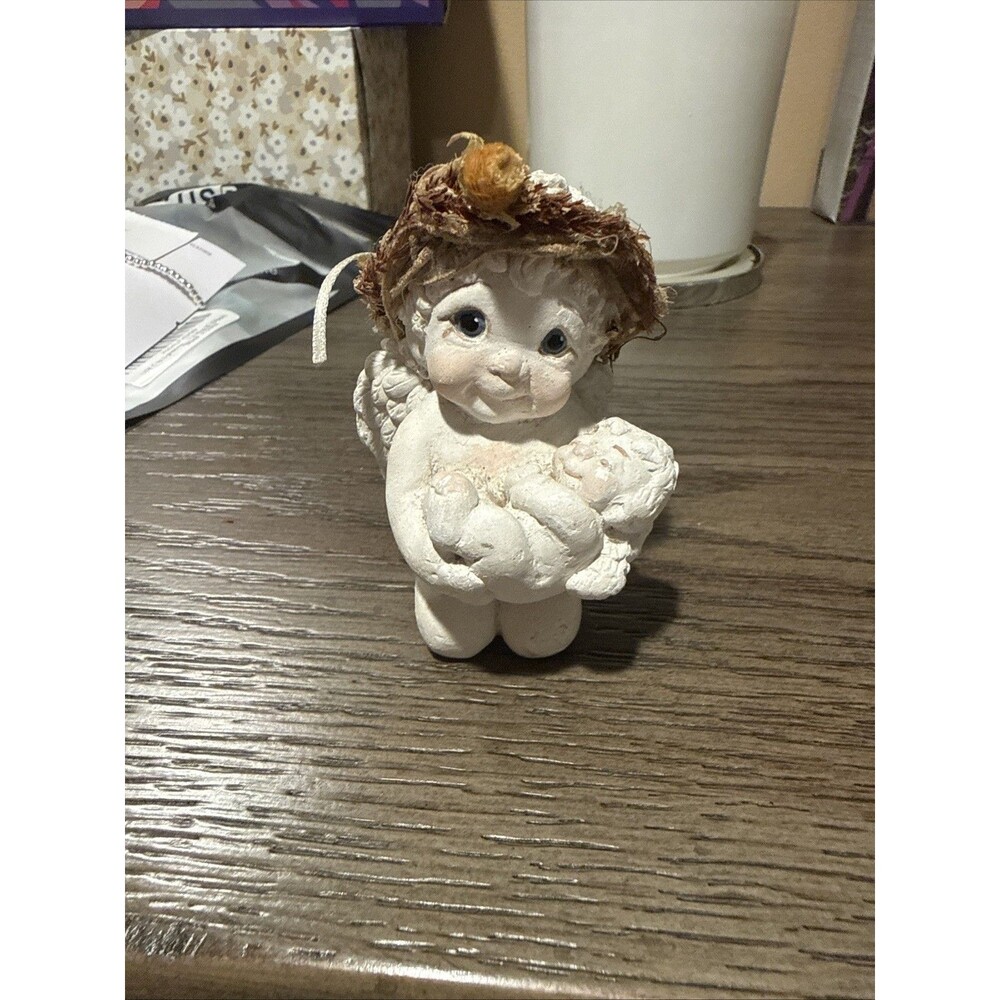 Vintage Dreamsicles - Chalk “Baby and Me" Cherub, excellent condition, no box